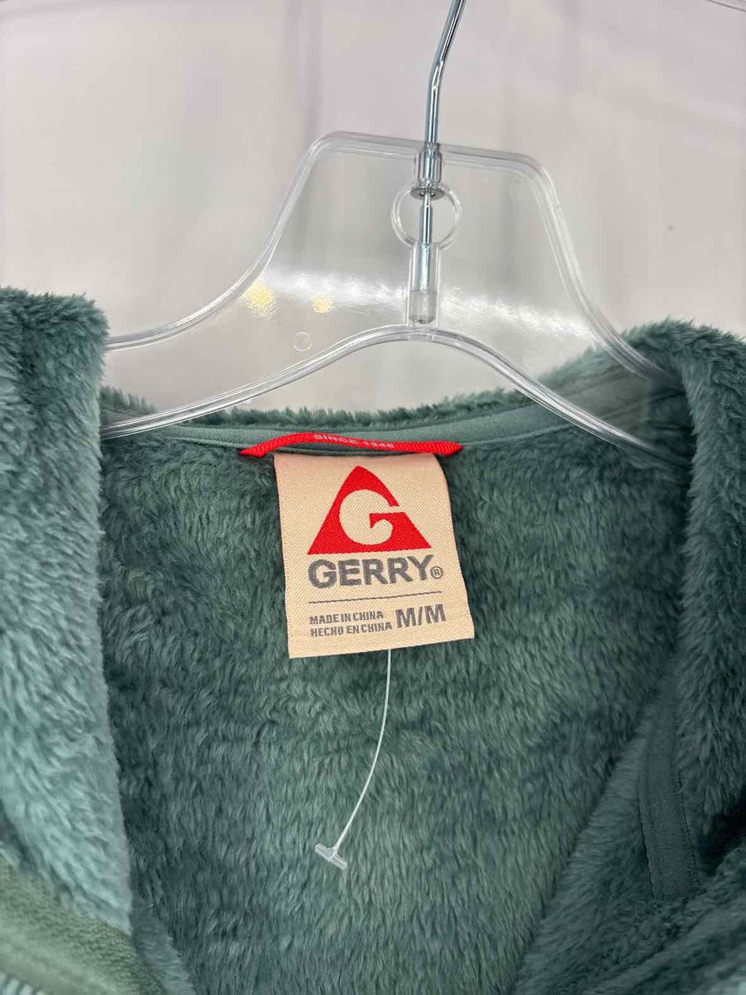 Size M Green Velour Sweater