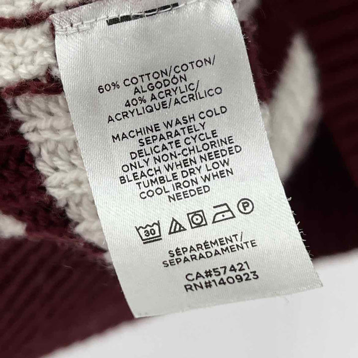 Size M Ann Taylor Burgundy Sweater