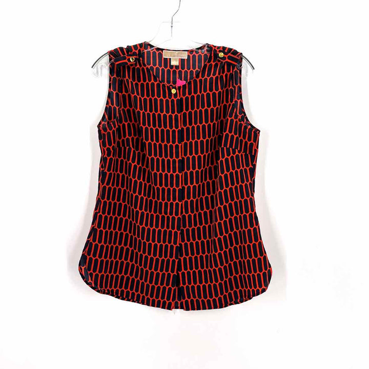 Size 6 Michael Kors Red Shirt