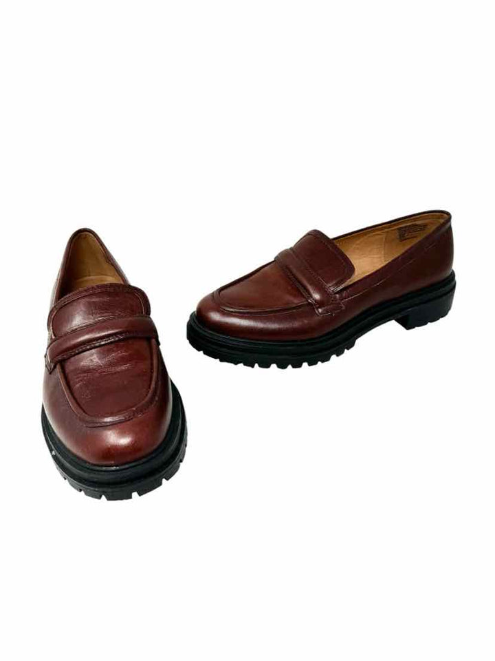 Shoe Size 8 MADEWELL Brown Loafers