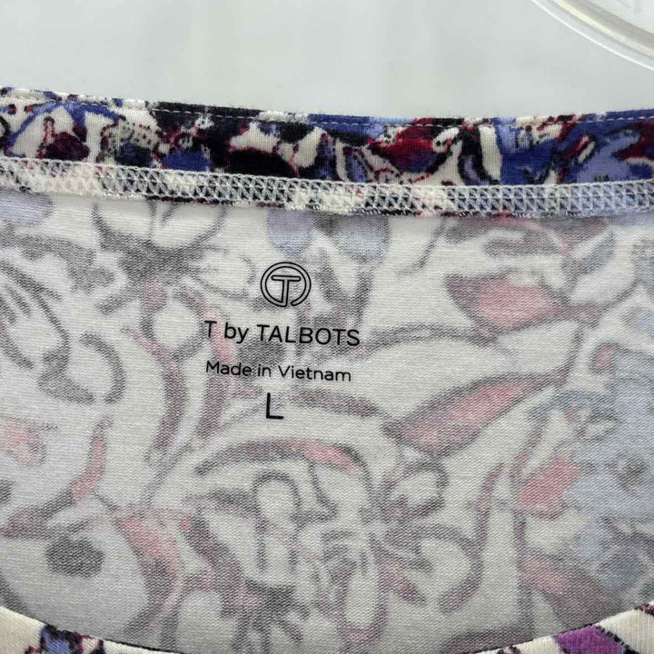 Size L Talbots Multi-Color Shirt