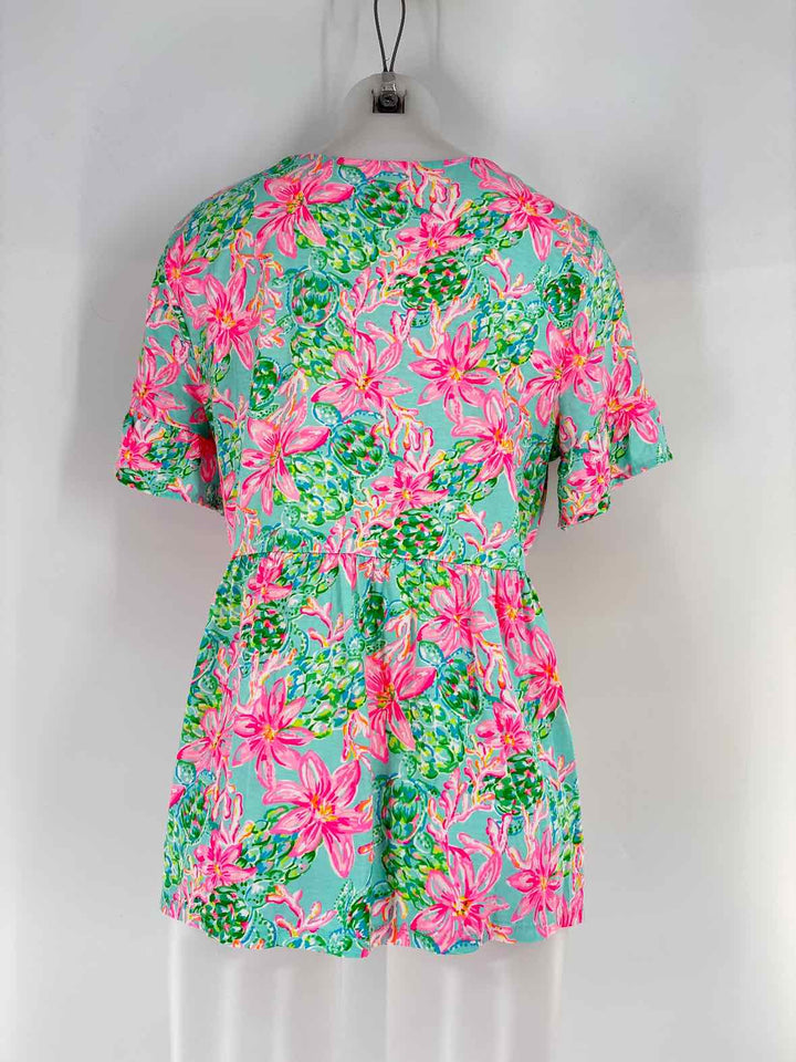 Size L Lilly Pulitzer Multi-Color Shirt