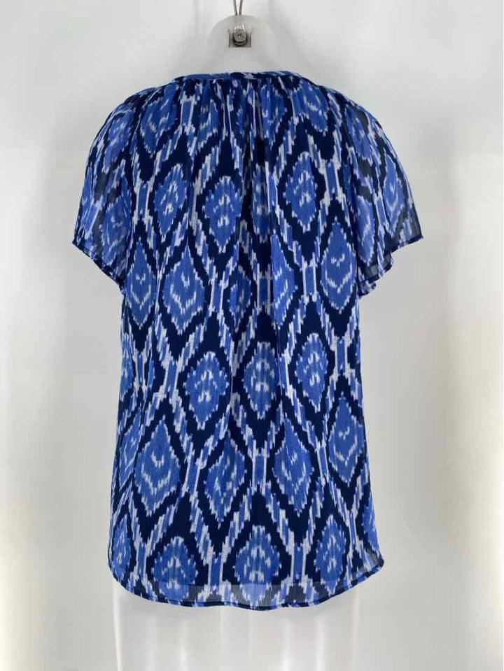 Size S Talbots Blue Print Shirt