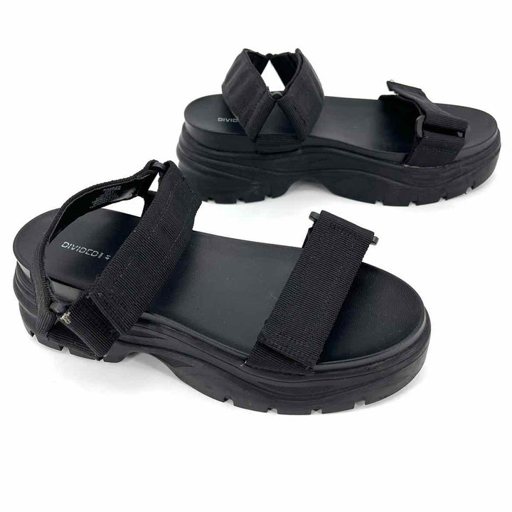Shoe Size 41 H&M Black Rubber Sandals