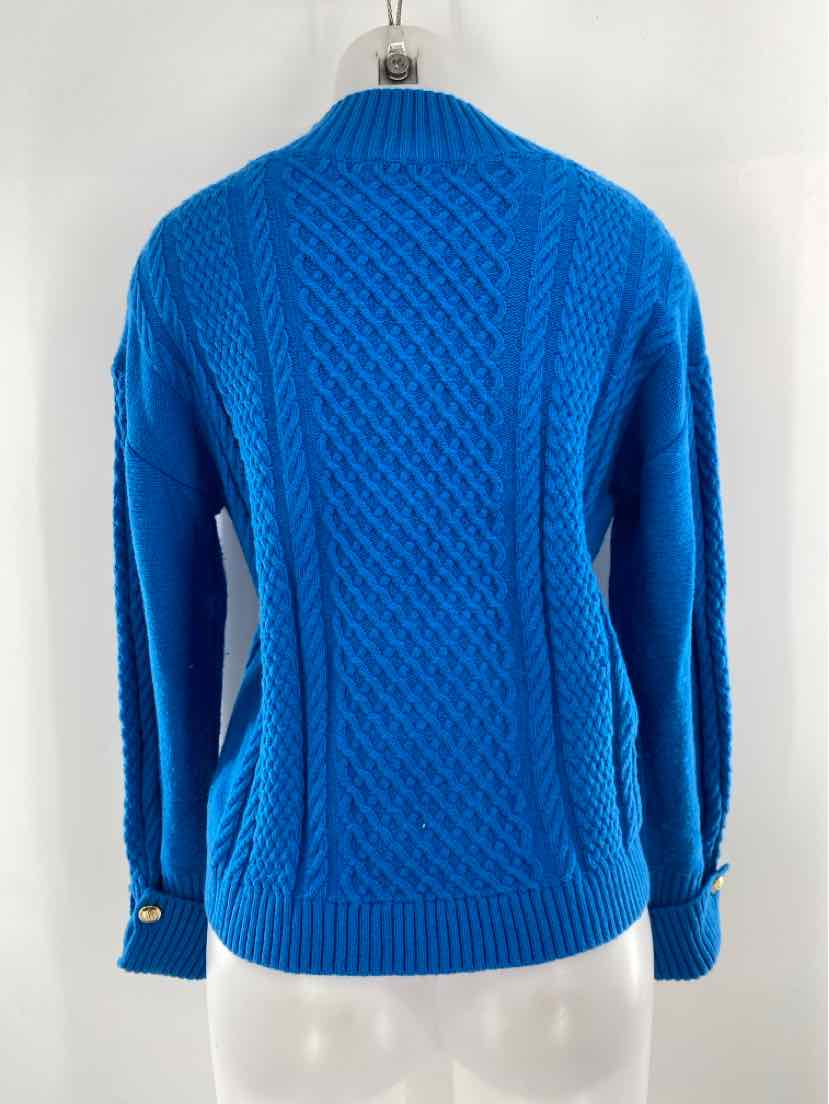 Size M Talbots Teal Knit Sweater