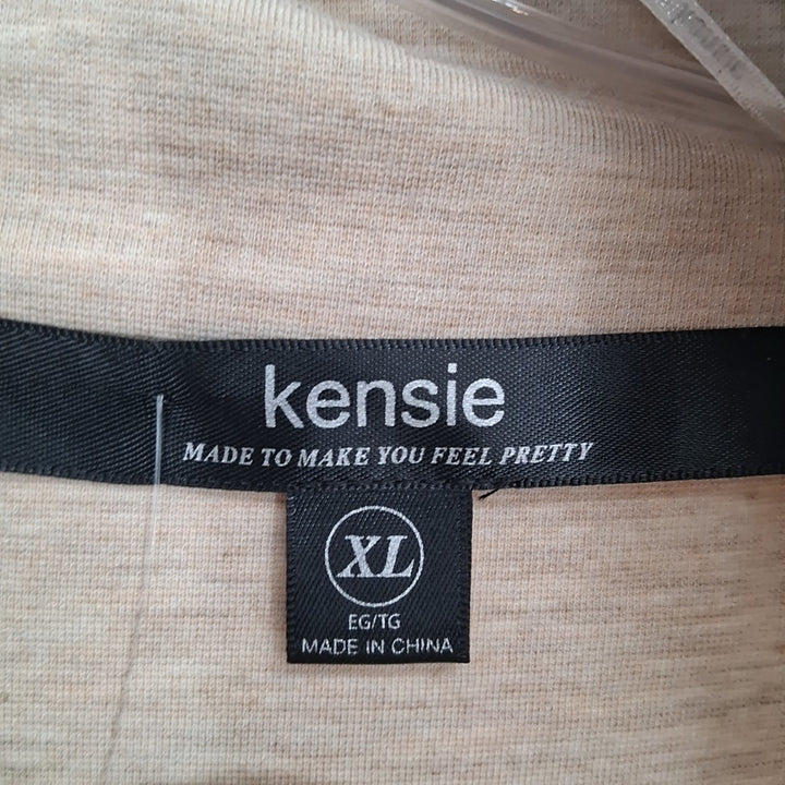 Size XL Kensie Tan Cardigan