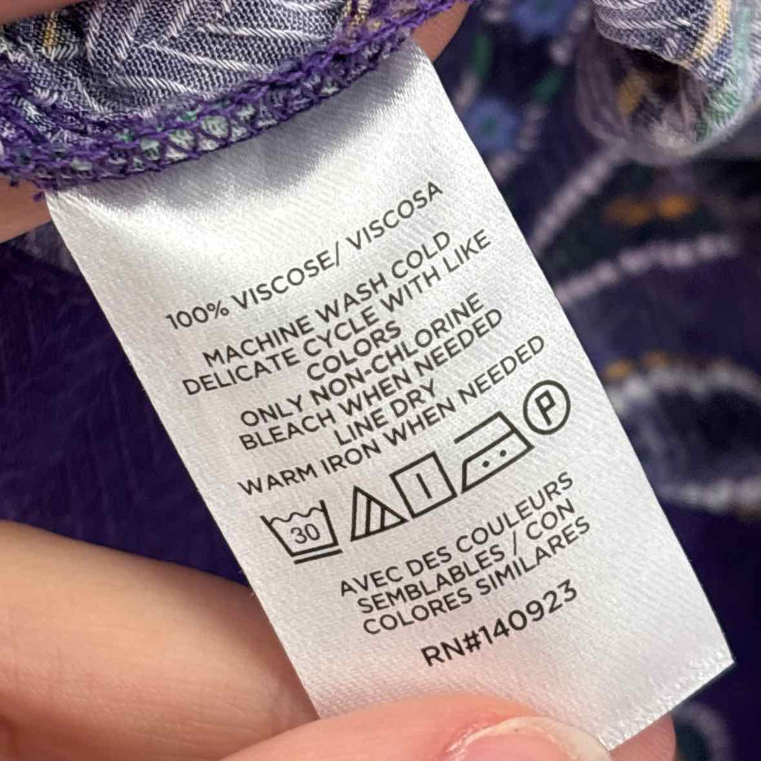 Size S LOFT Purple Shirt
