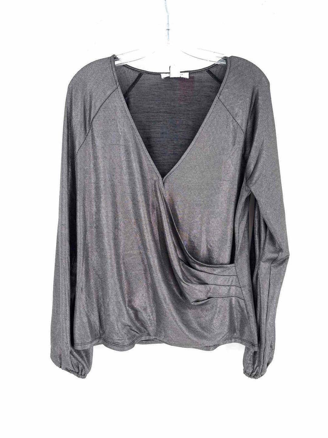 Size XL White House Black Market Silver Shirt