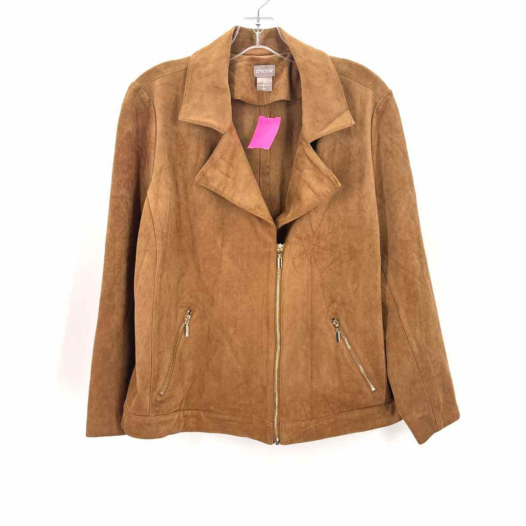 Size XL Chico's Tan Jacket