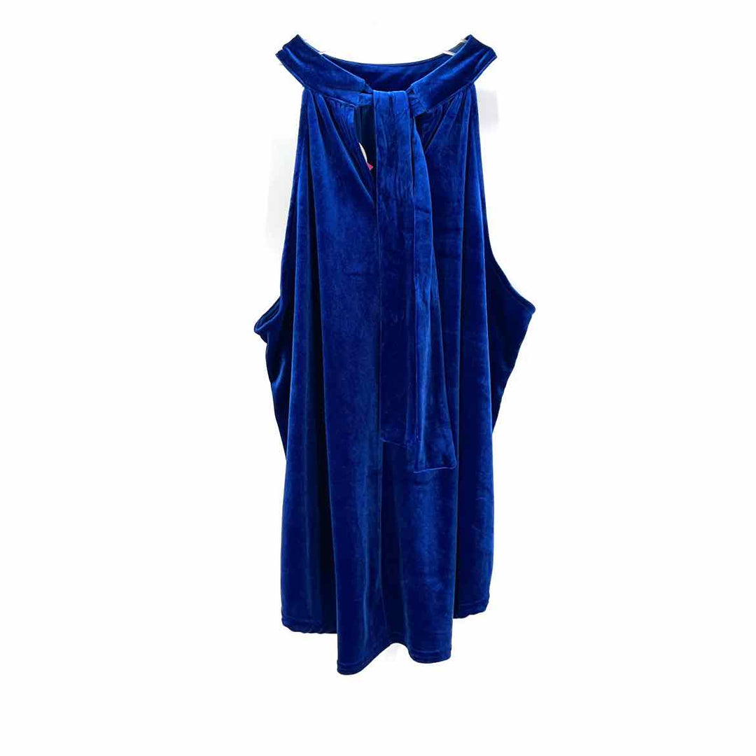 Size L Blue Velour Shirt