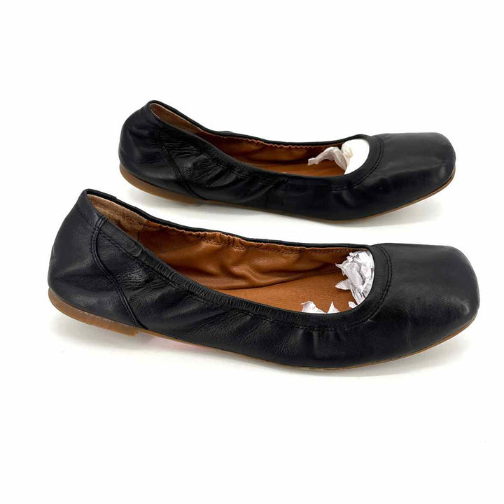 Shoe Size 9 LUCKY Black Leather Sandals