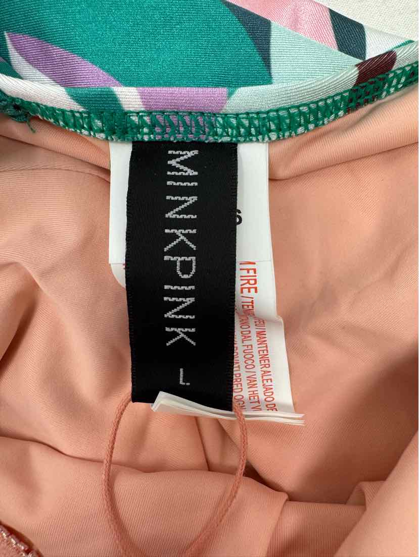 Size L MINK PINK Green Swimsuit