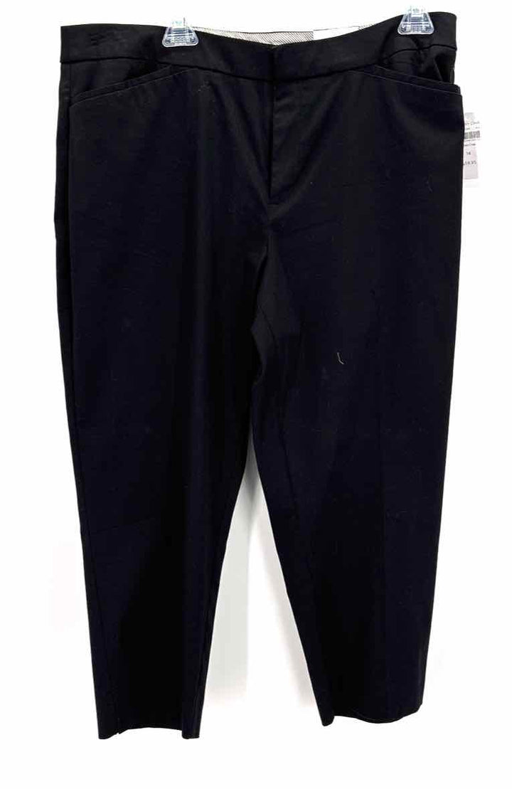 Size 14 Coldwater Creek Black Cotton Pants