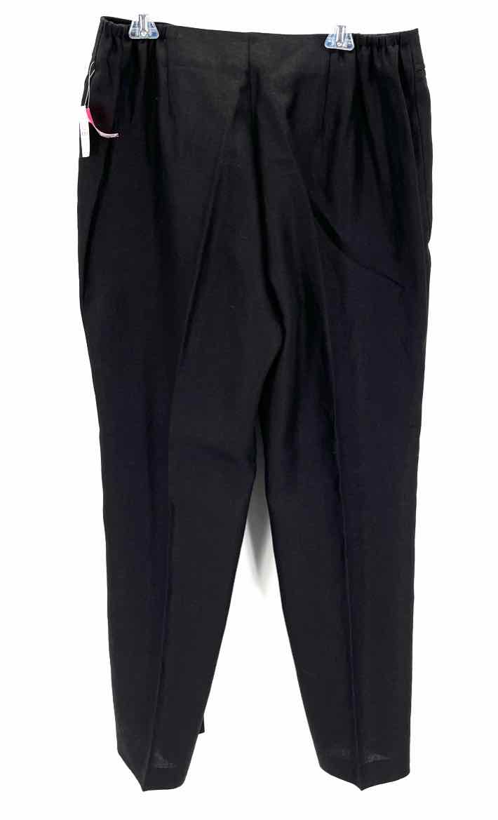 Size 18 Talbots Black Linen Pants