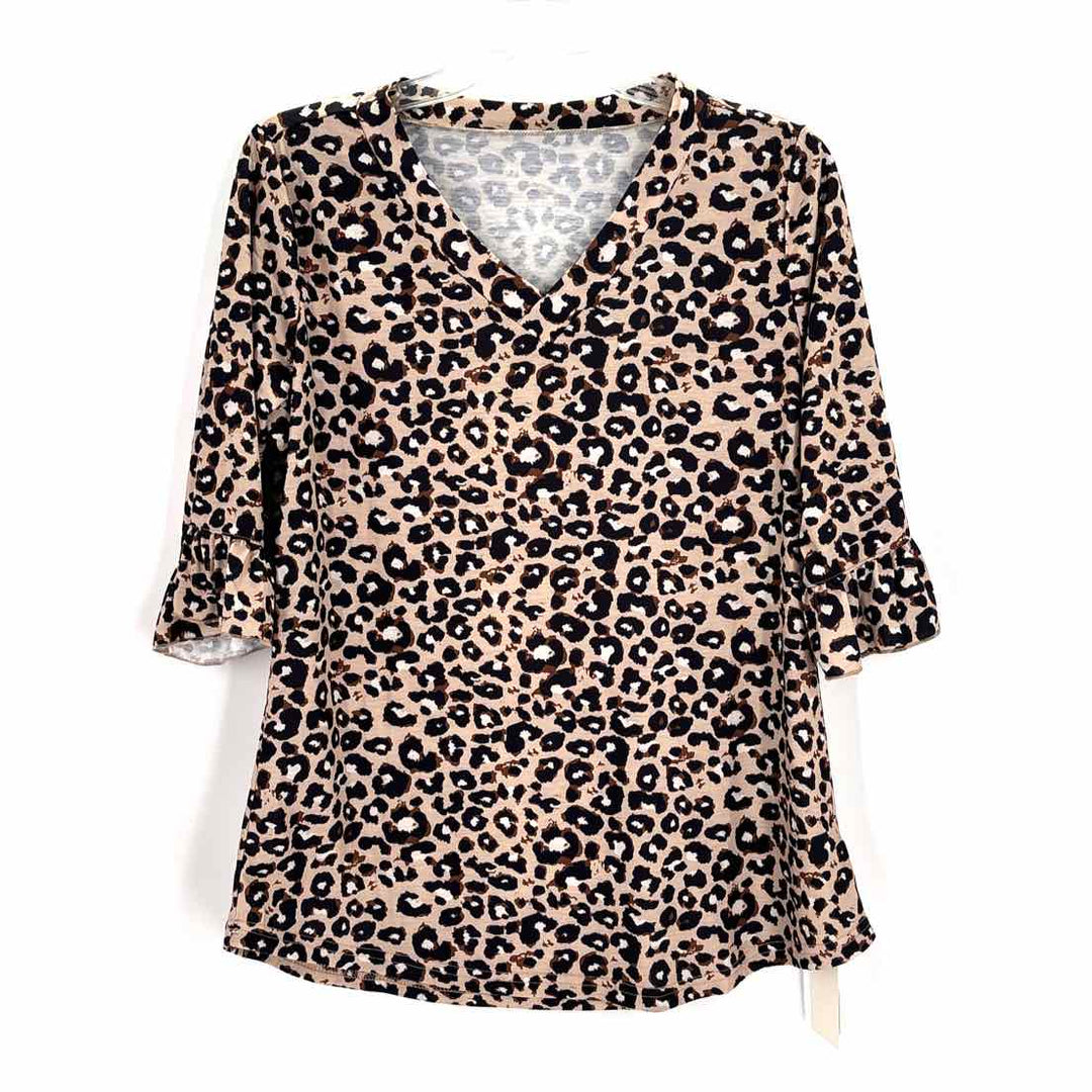 Size M Brown Print Shirt