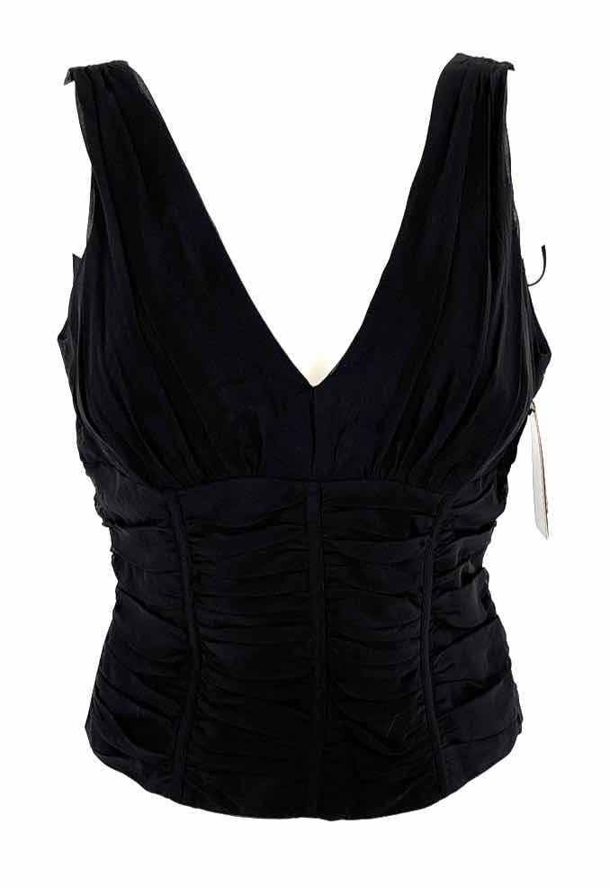 Size 12 Sandra Darren Black Shirt