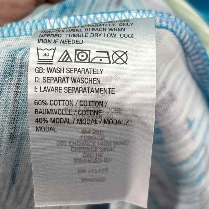 Size M Blue Print Dress