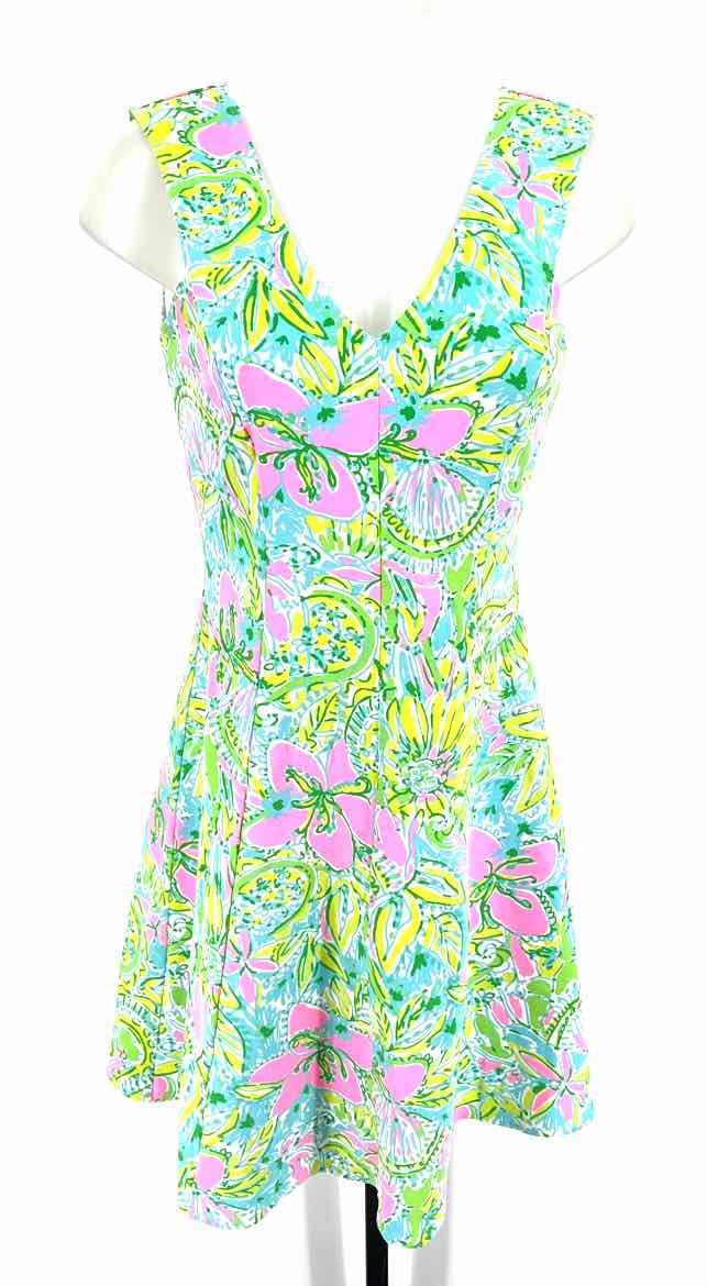 Size S Lilly Pulitzer Aqua Dress