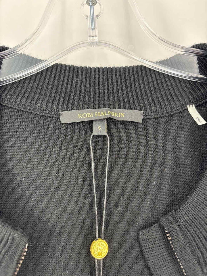 Size S KOBI HALPERIN Black Knit Cardigan