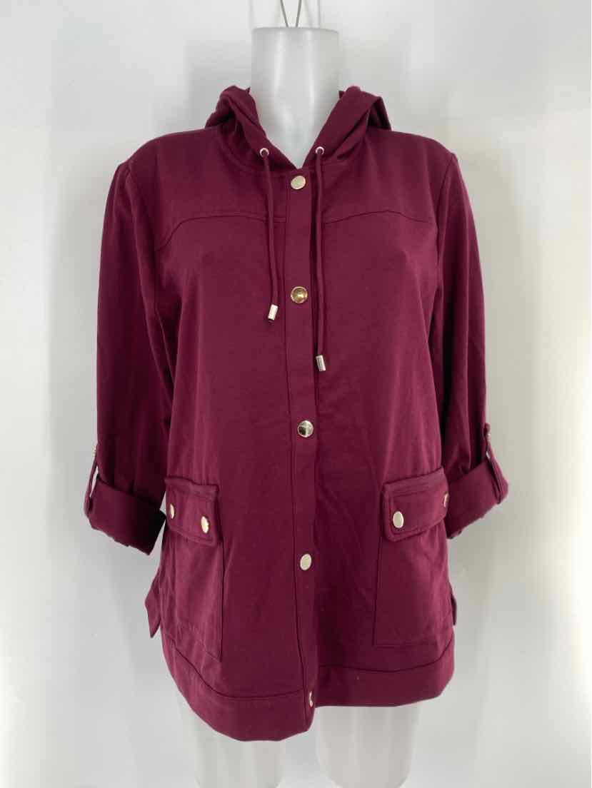 Size 12 Chico's Wine Shirt