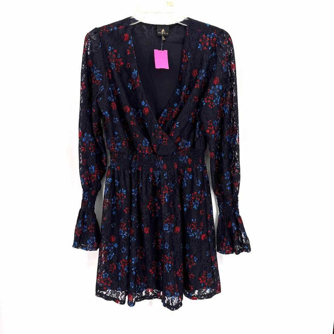 Size M DISNEY Navy Lace Dress