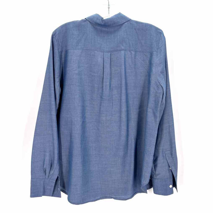 Size L Ann Taylor Blue Shirt