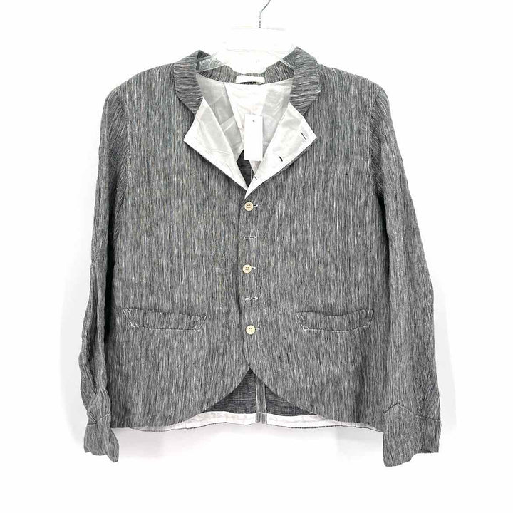 Size M Navy Print Blazer