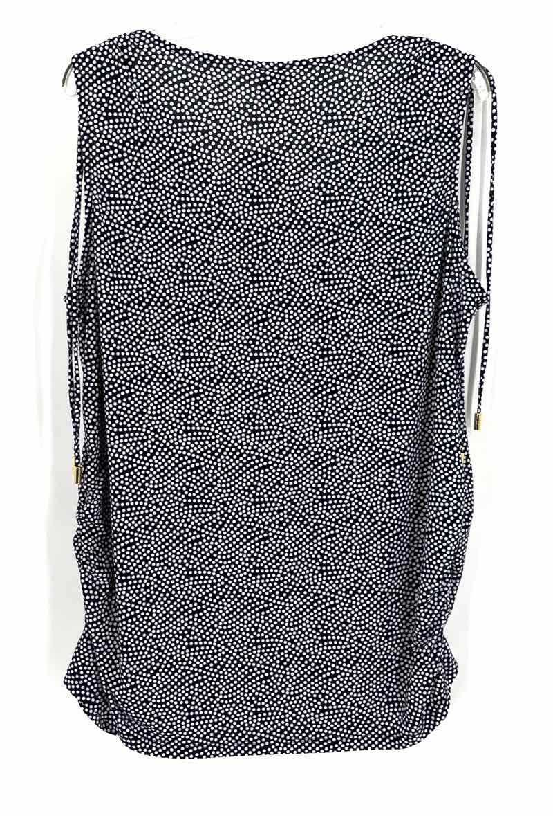 Size 1X Anne Klein Navy Knit Shirt