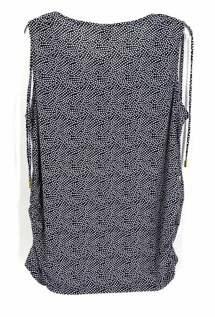 Size 1X Anne Klein Navy Knit Shirt