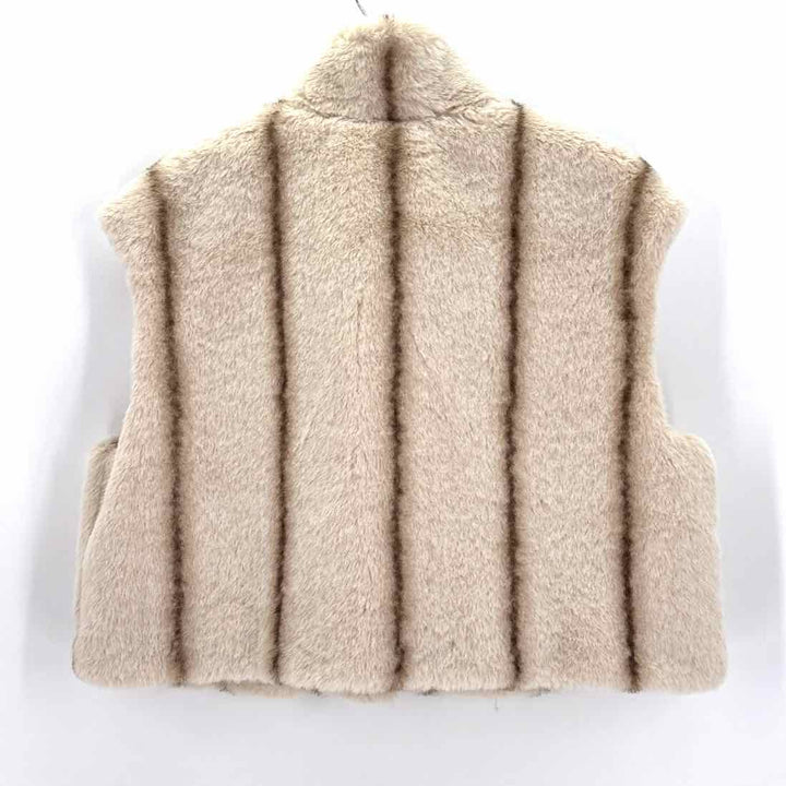 Size M White House Black Market Tan Vest