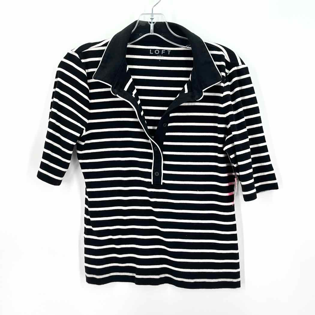 Size L LOFT Black Shirt