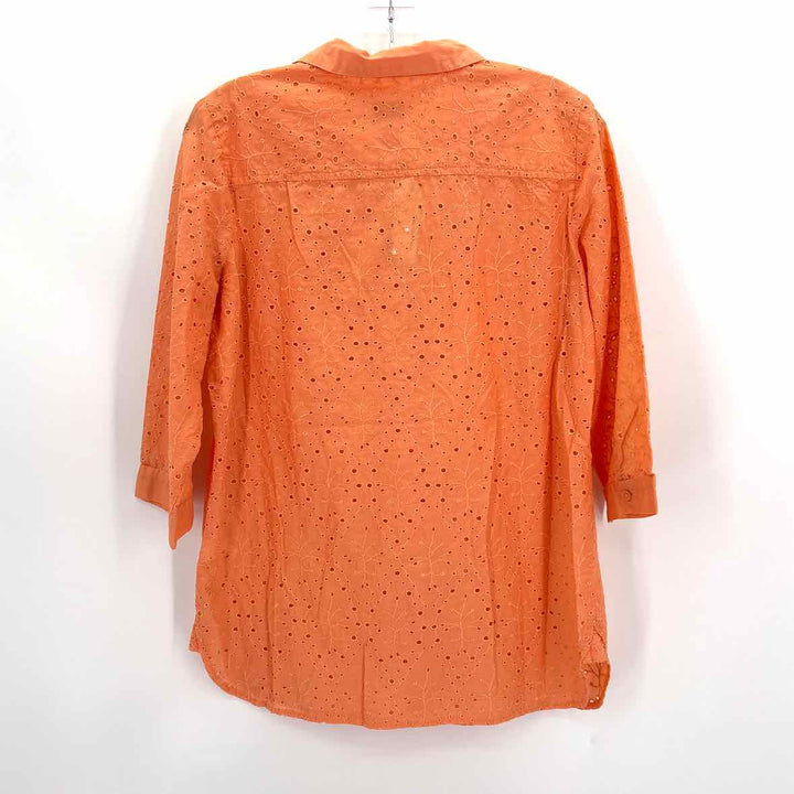 Size M Chico's Orange Shirt