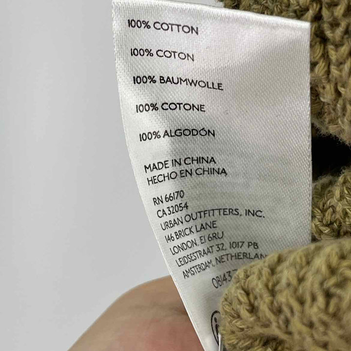Size M FREE PEOPLE Olive Knit Sweater