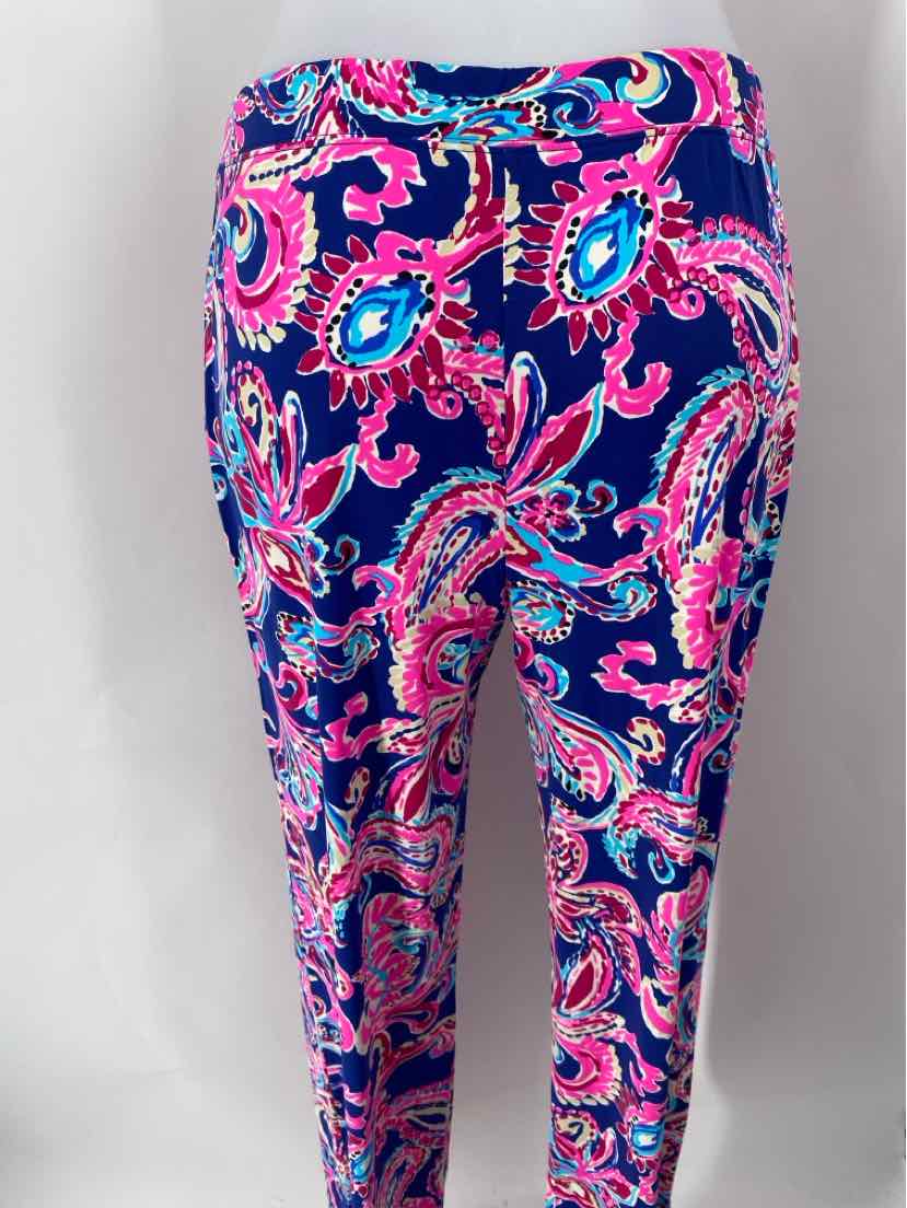 Size S Lilly Pulitzer Blue Print Pants