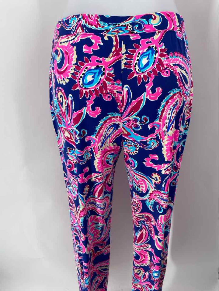 Size S Lilly Pulitzer Blue Print Pants
