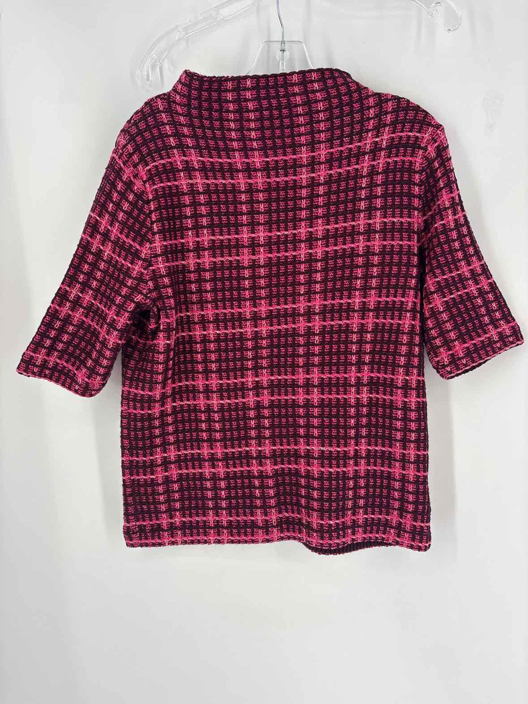 Size M Ann Taylor PINK PRINT Sweater