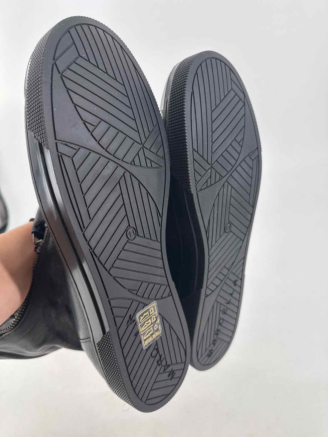 Shoe Size 11 Black Leather Boots