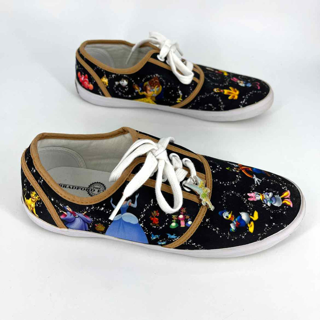 Shoe Size 7.5 Black Canvas Sneakers