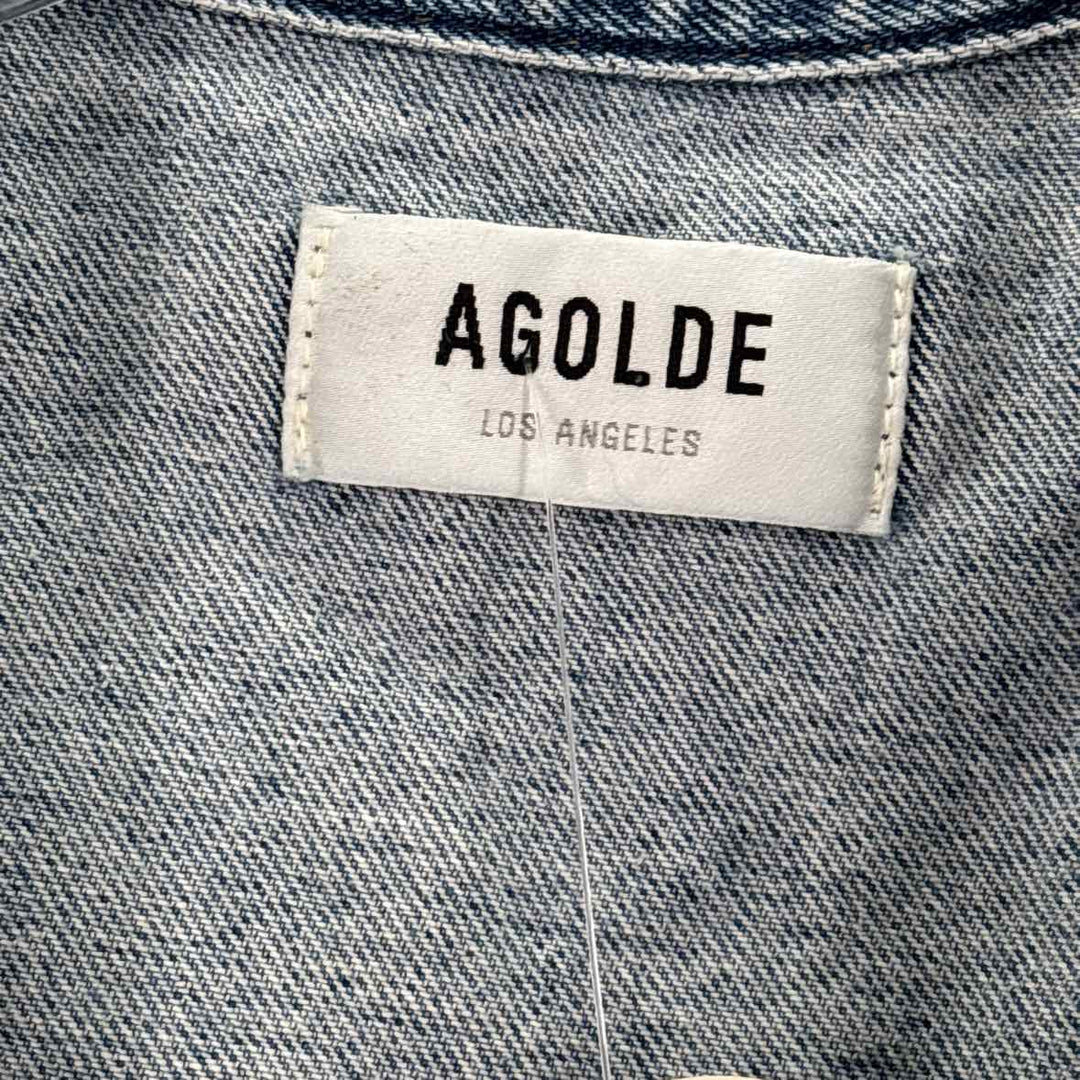 Size XL AGOLDE Blue Denim Vest