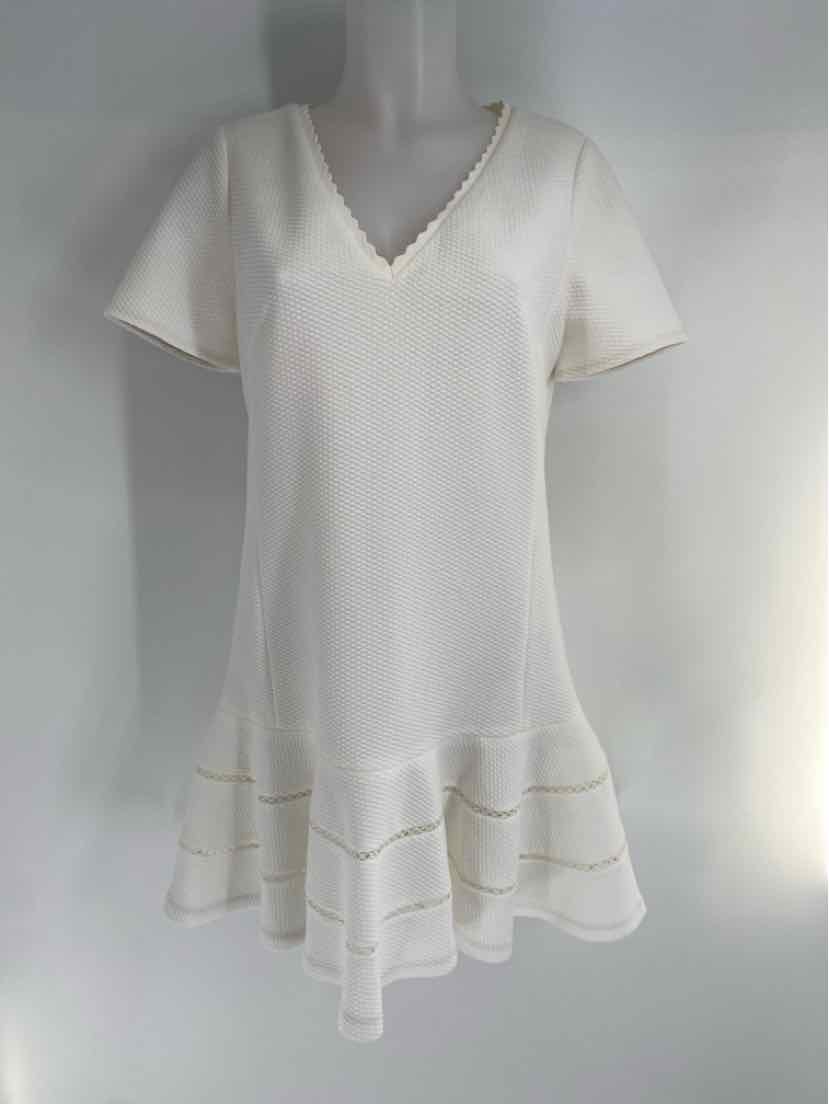 Size 10 REBECCA TAYLOR White Dress