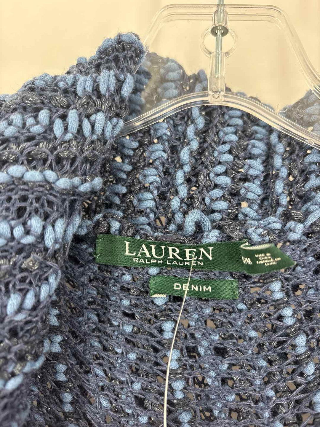 Size M LAUREN RALPH LAUREN Navy Sweater
