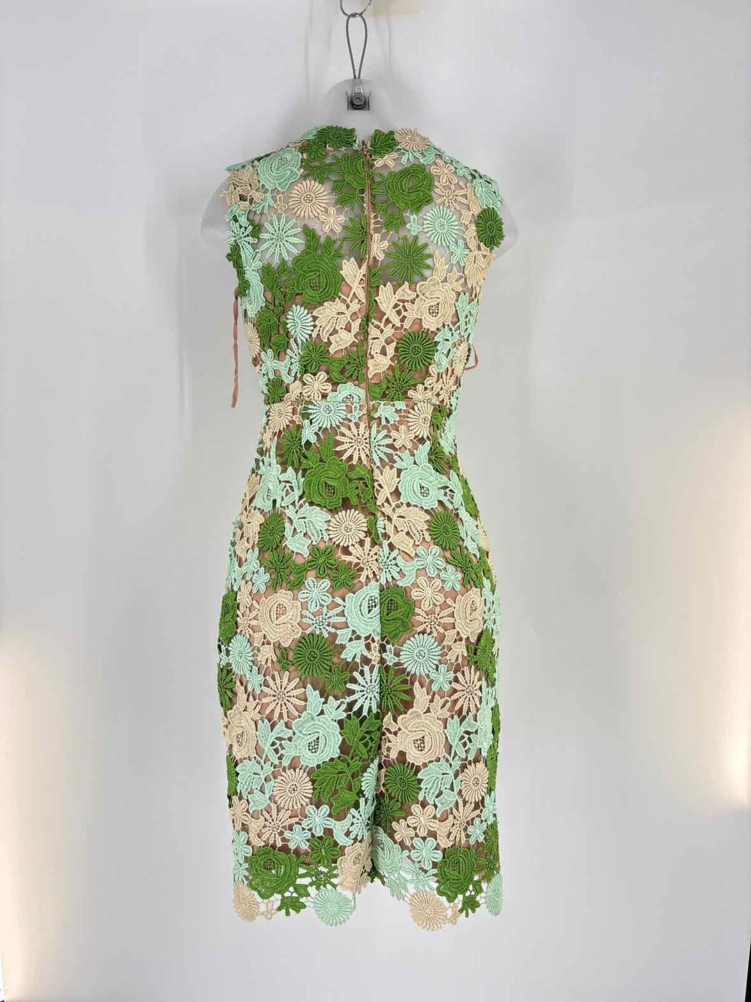 Size 2 Green Print Dress