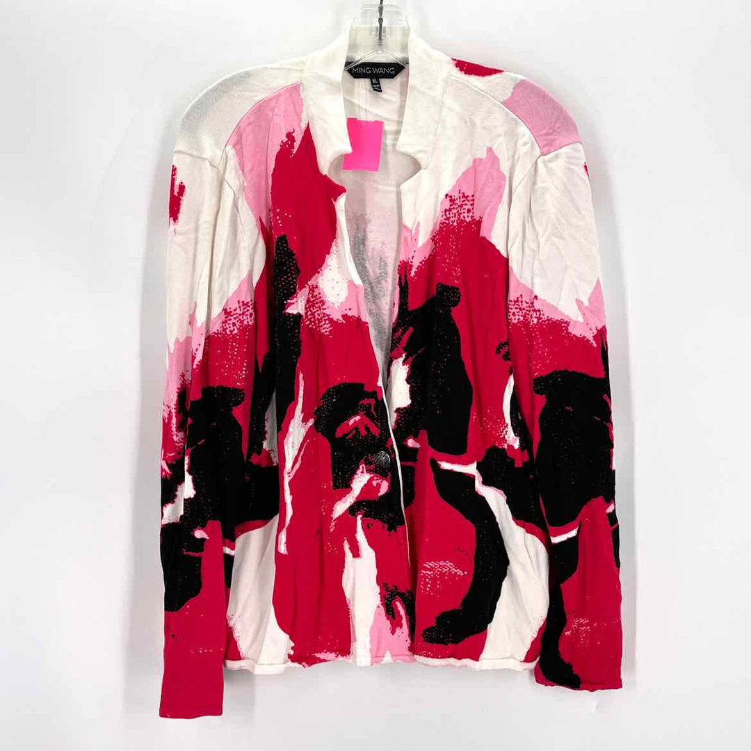 Size XL MING WANG White Sweater
