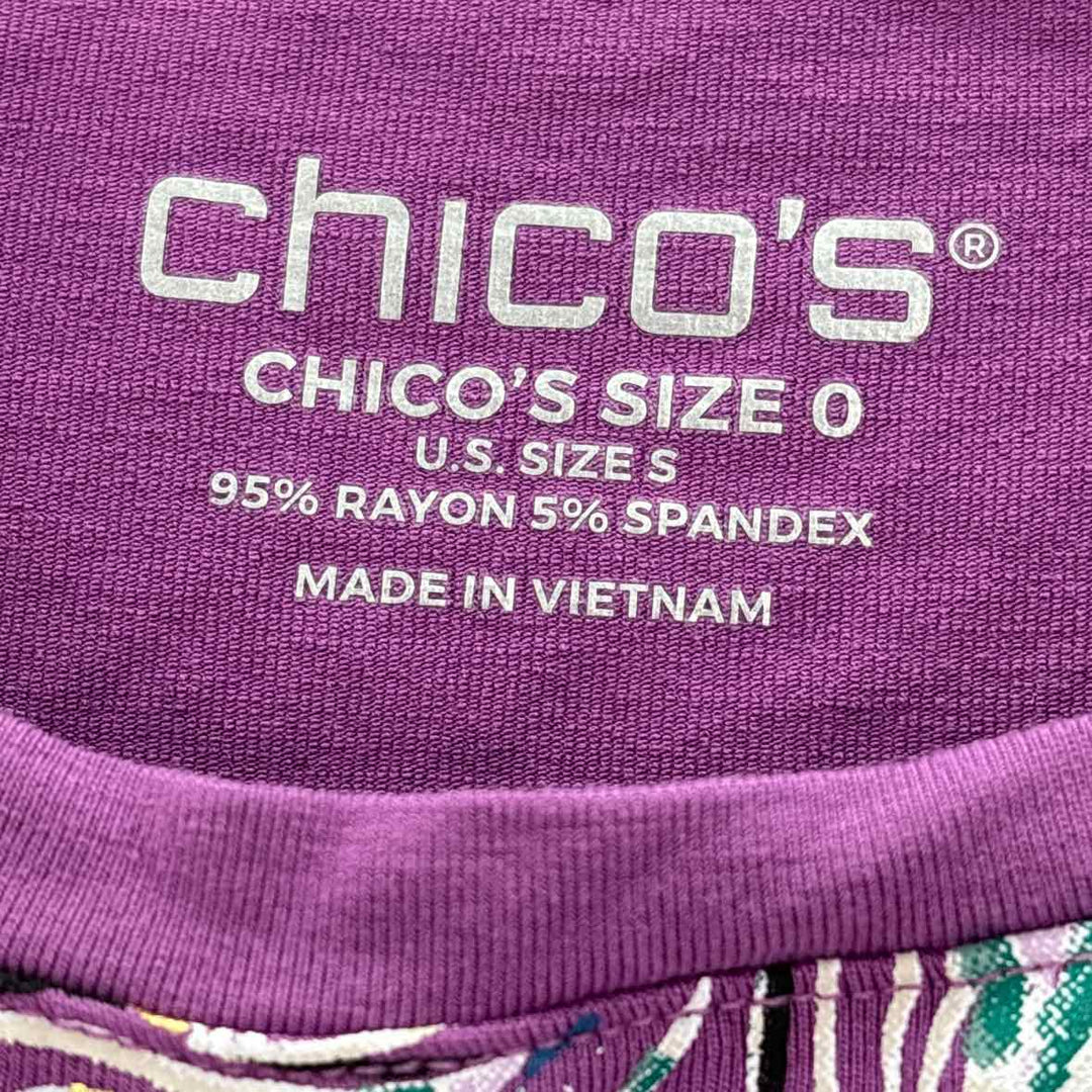Size S Chico's Purple Shirt
