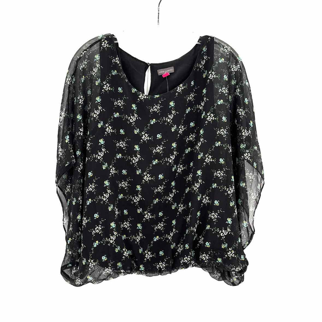 Size M Vince Camuto Black Print Shirt