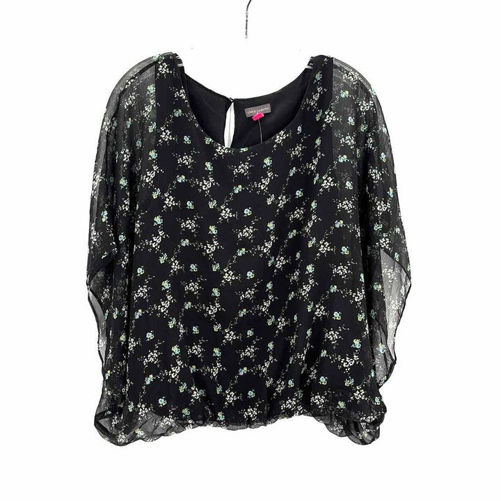 Size M Vince Camuto Black Print Shirt
