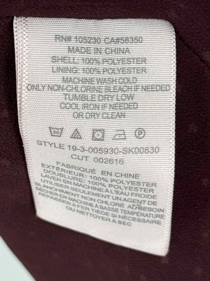 Size 8 JOIE Wine Skirt
