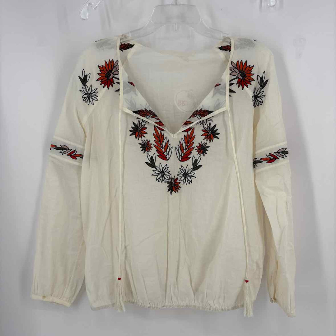 Size 0 Tory Burch Cream Shirt