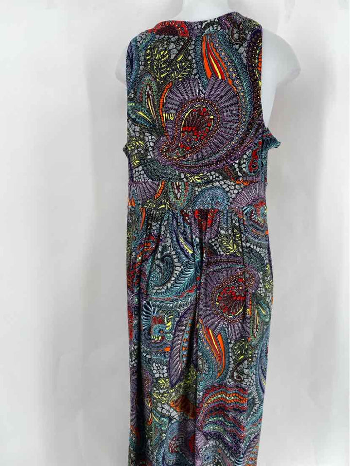 Size XL SOMA Black Print Dress