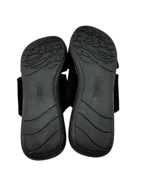 Shoe Size 9W Black Sandals